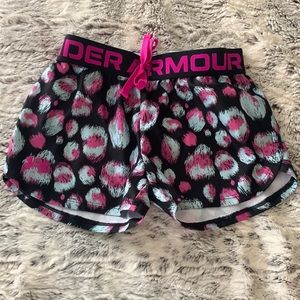 Under Armour girls loose shorts with beautiful colors